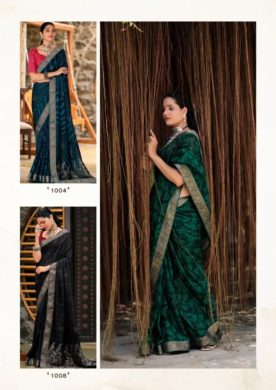 Stavan Sarees Crafted From Moss Georgette Offer A Perfect Blend Of Elegance And Comfort