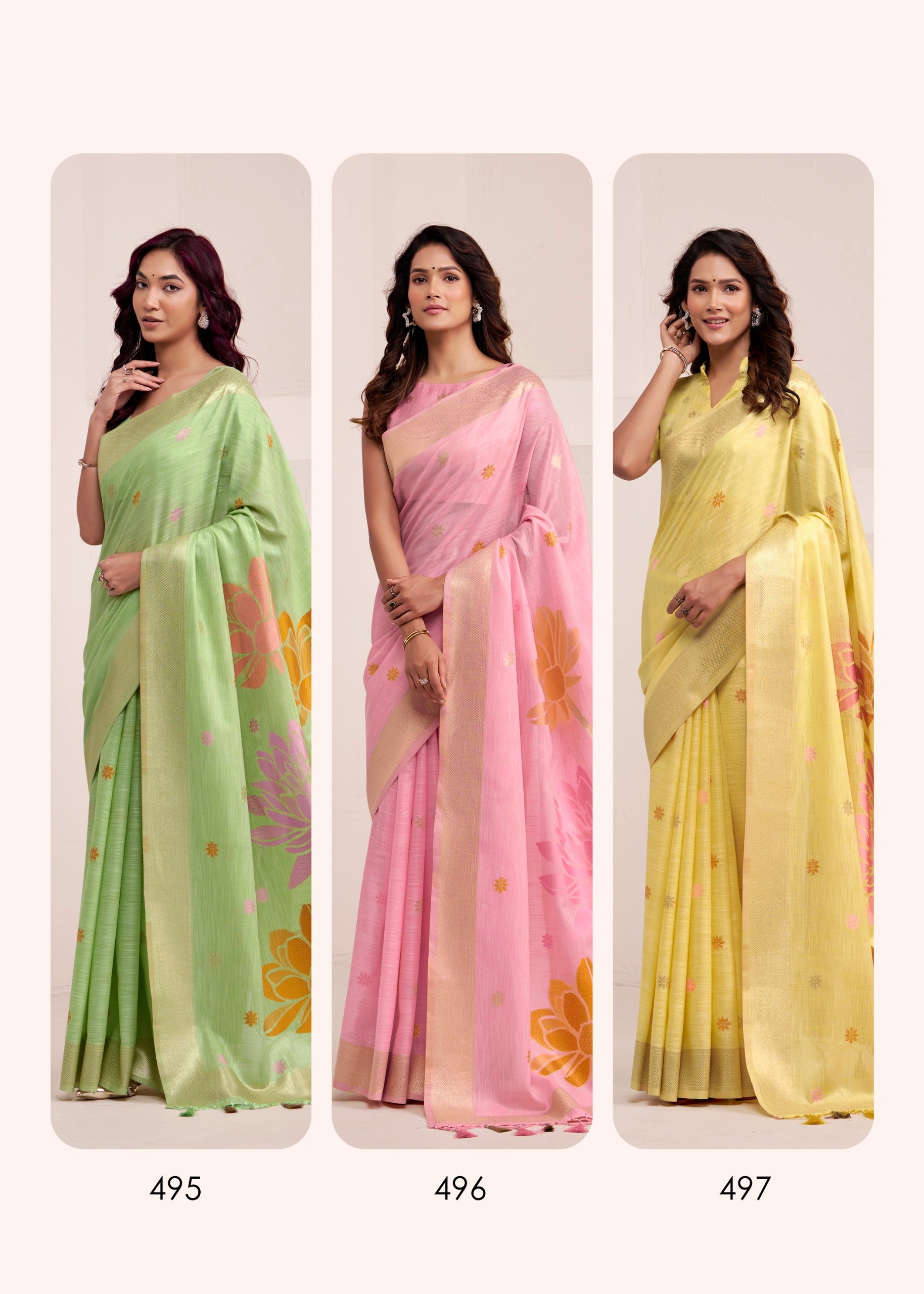 Rajpath Fabrics Dynamic Silk Sarees With Jacquard Pallu