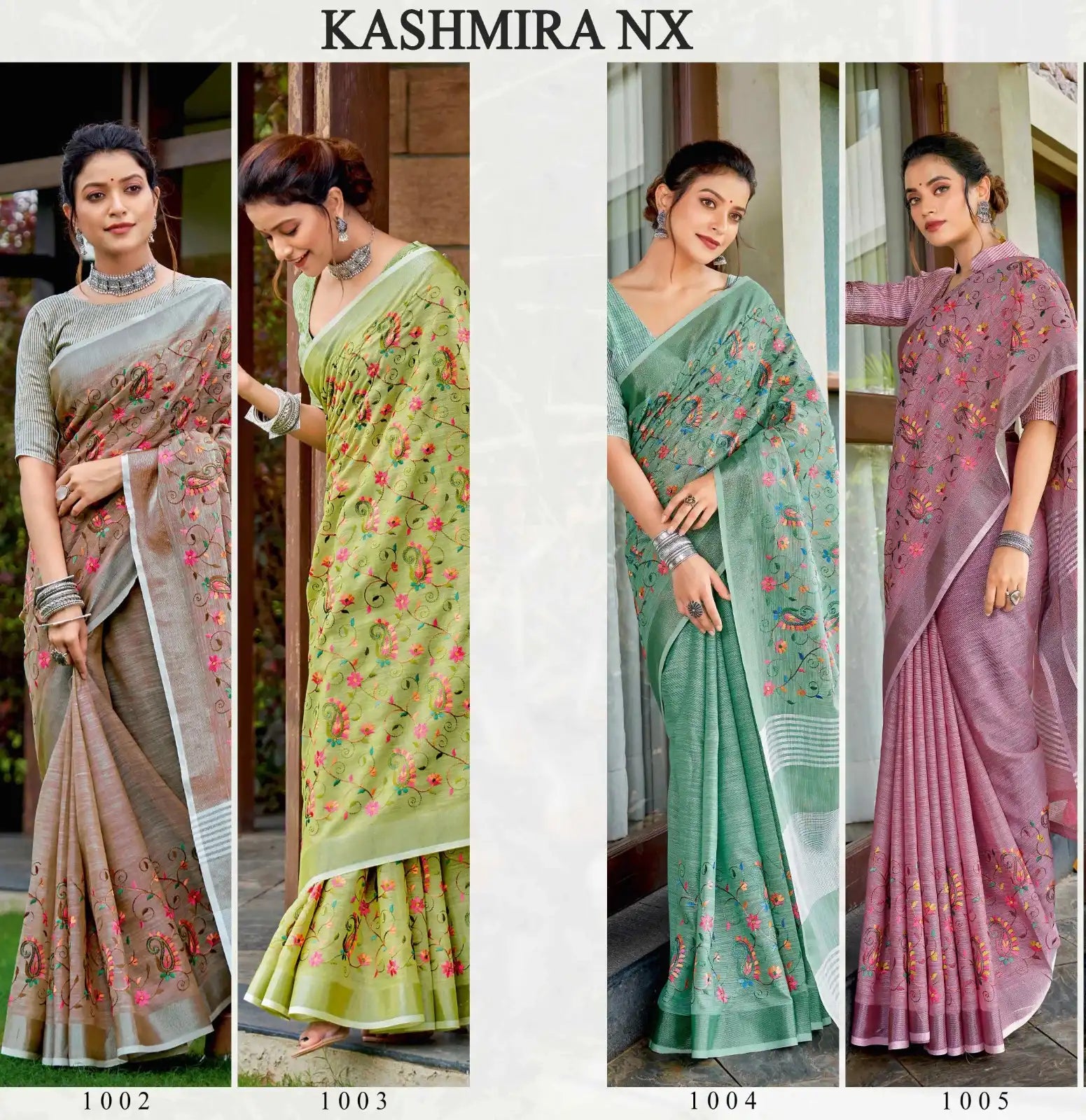 Astita Sarees Crafted From Linen Cotton Offer A Sophisticated Combination Of Natural Fibers
