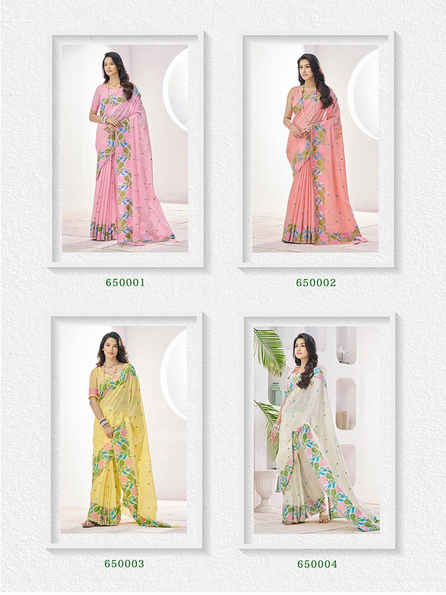 RAJPATH FABRICS Floral Print Saree Collection