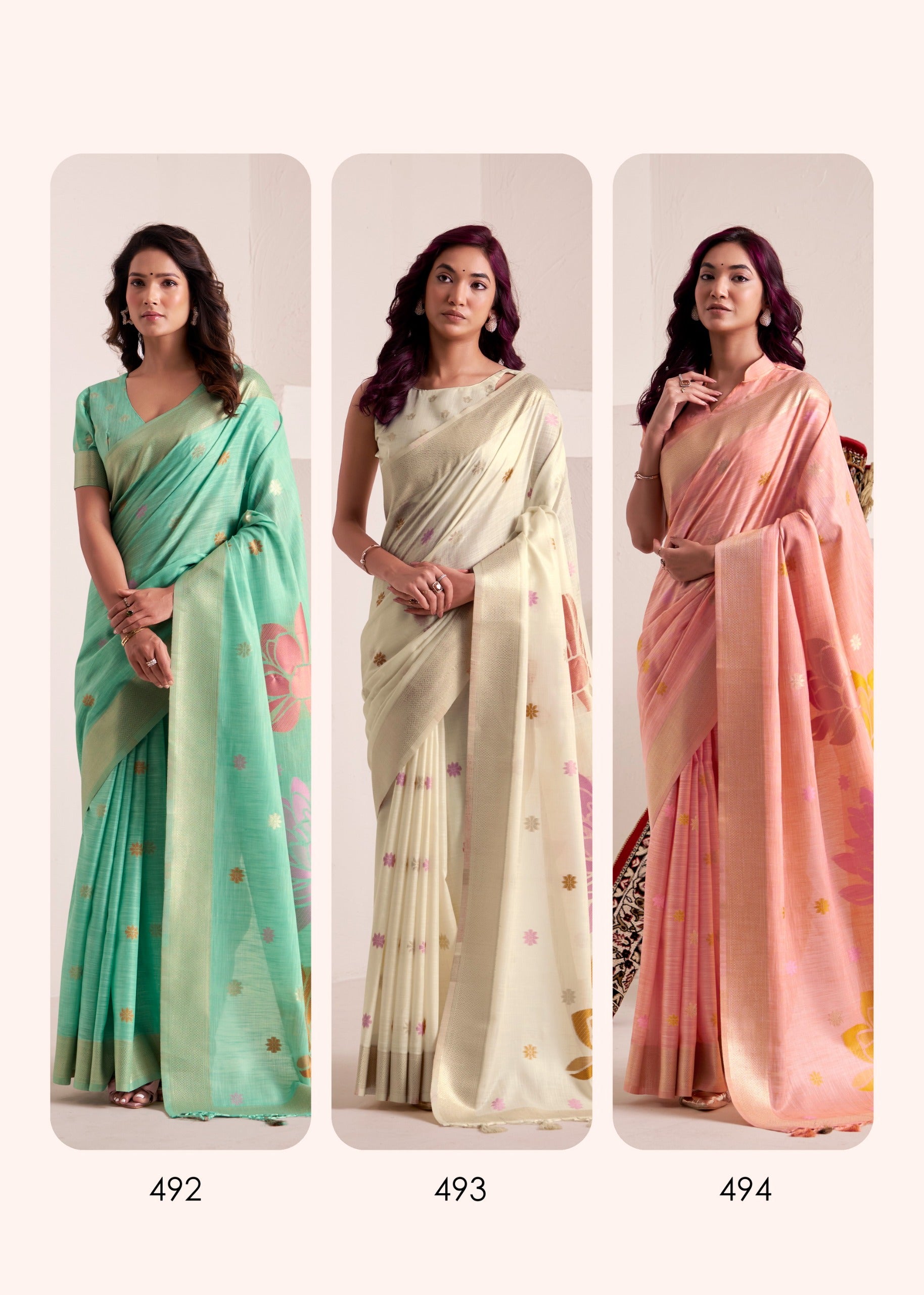 Rajpath Fabrics Dynamic Silk Sarees With Jacquard Pallu