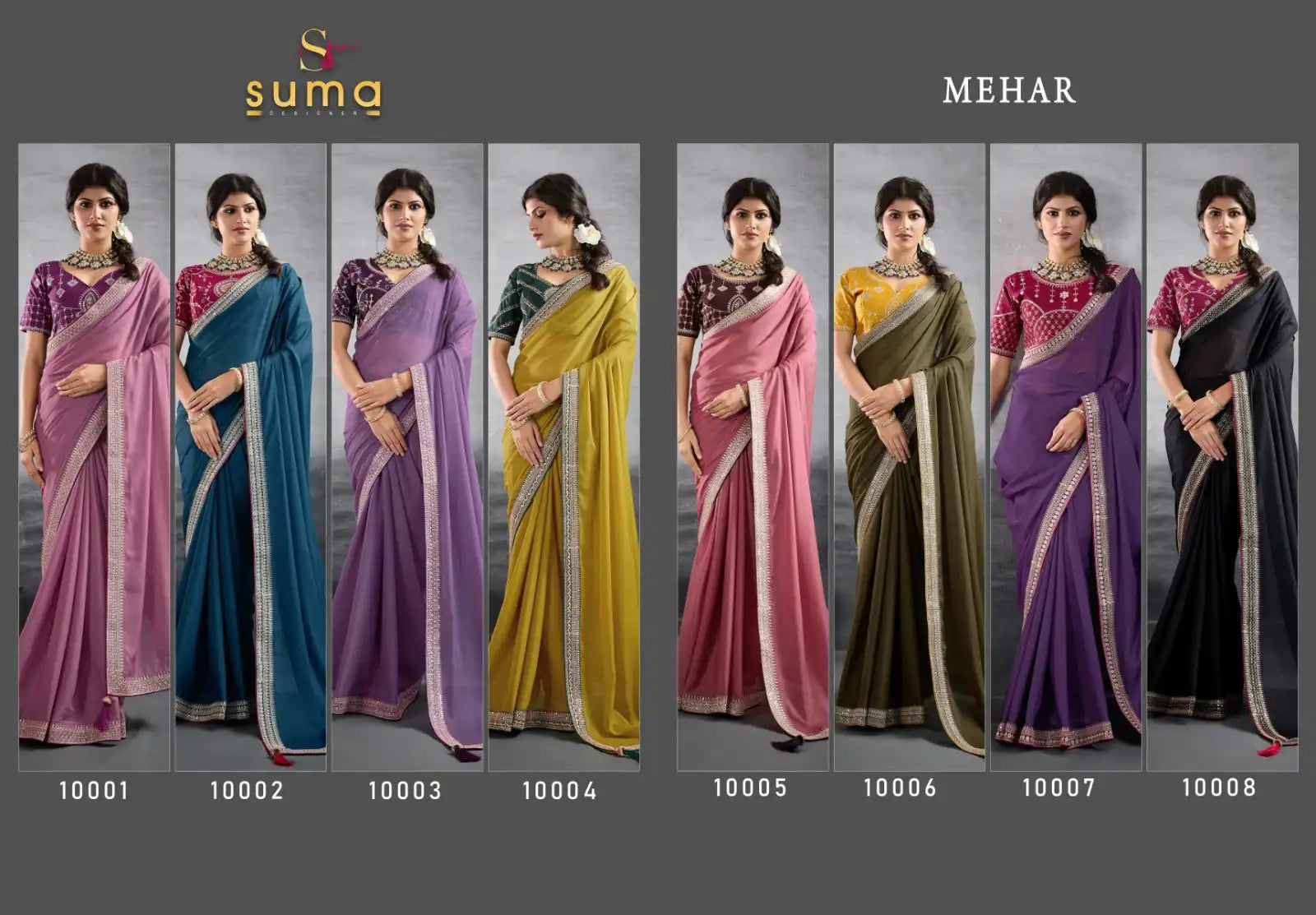 Suma Designer Sarees Crafted From Premium Star Georgette Fabric Offer A Luxurious Drape