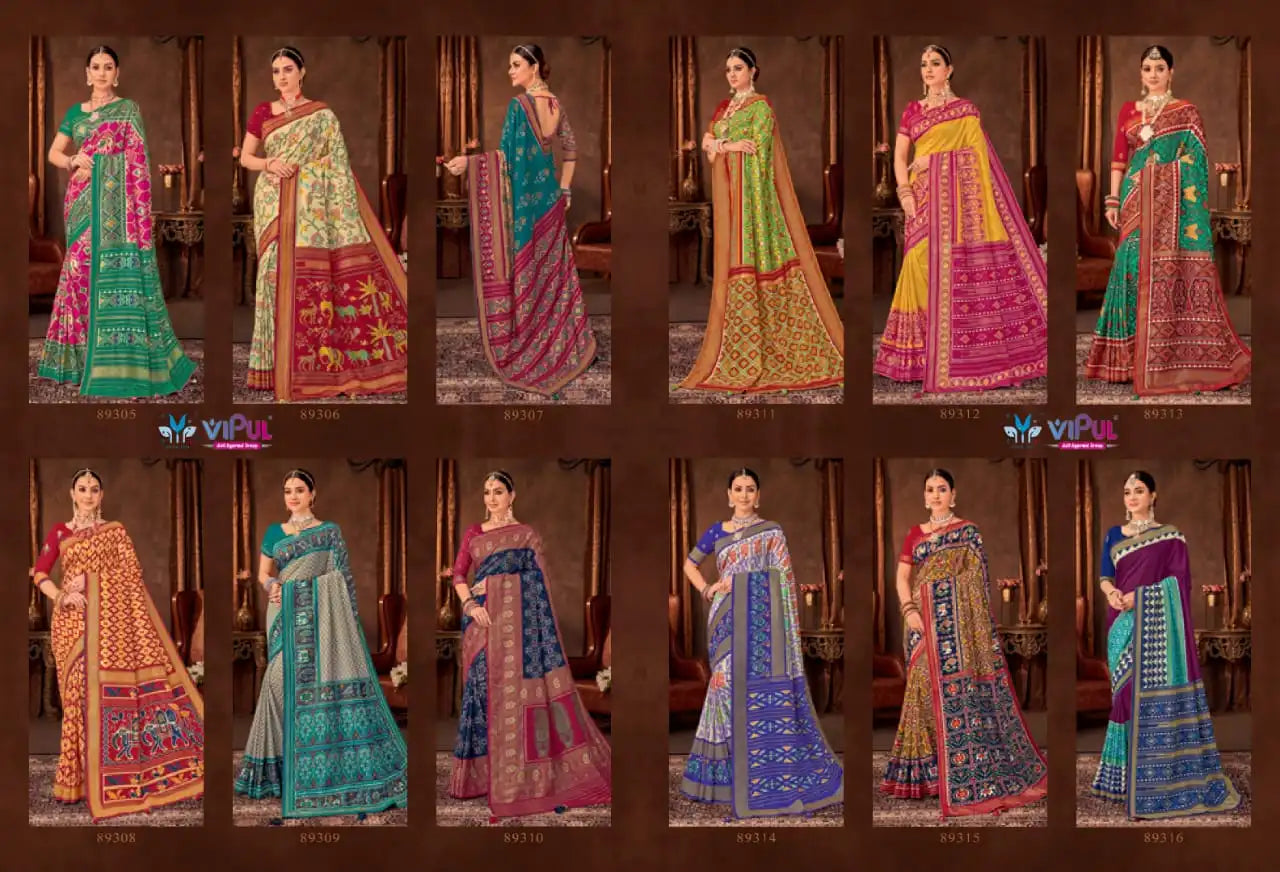 Vipul Sarees Crafted From Soft Silk Offer A Refined Blend Of Comfort And Elegance