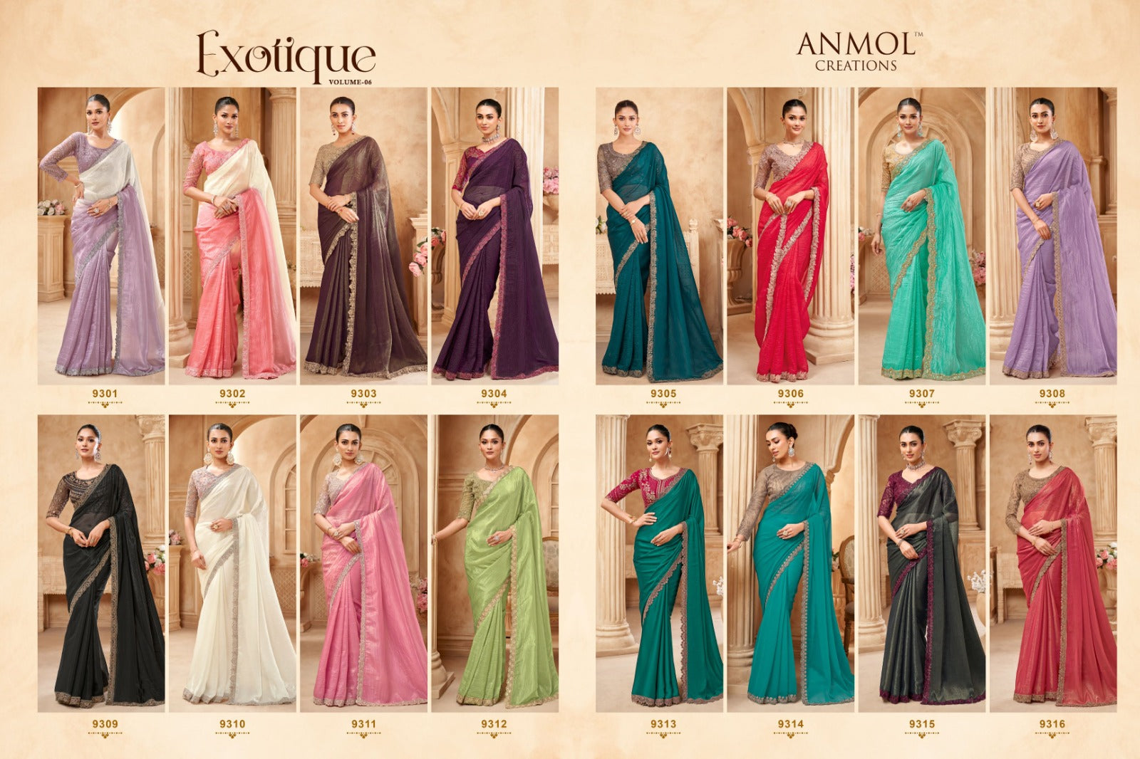 Anmol Multiple Fabric Sarees Showcase Versatile Blend Of Fabric And Textures