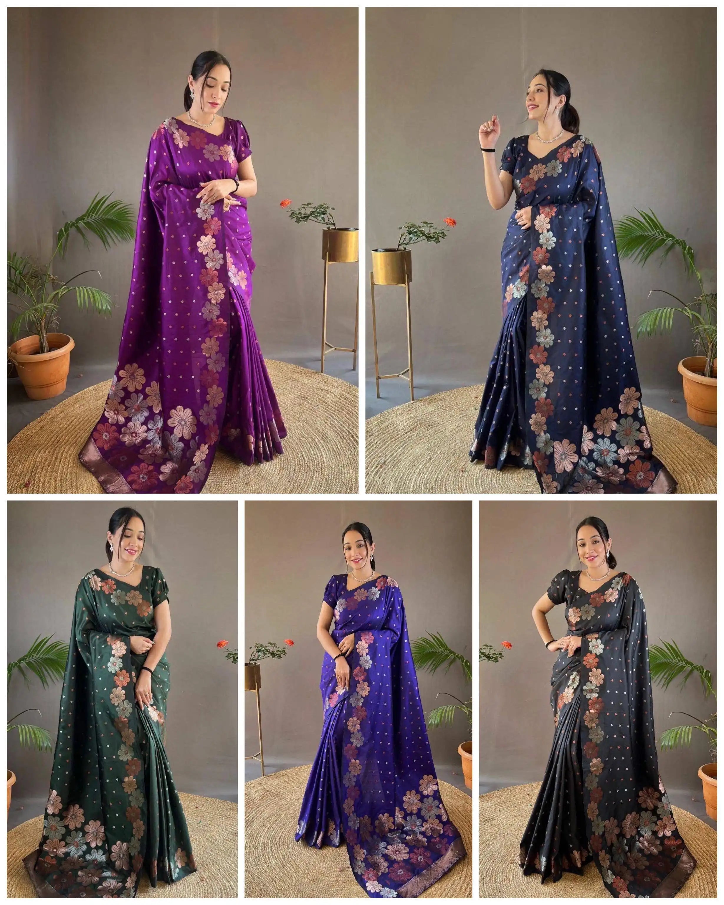Kp Creation Sarees Feature Premium Soft Lichi Silk Cloth Known For Its Smooth Texture With Jacquard Work