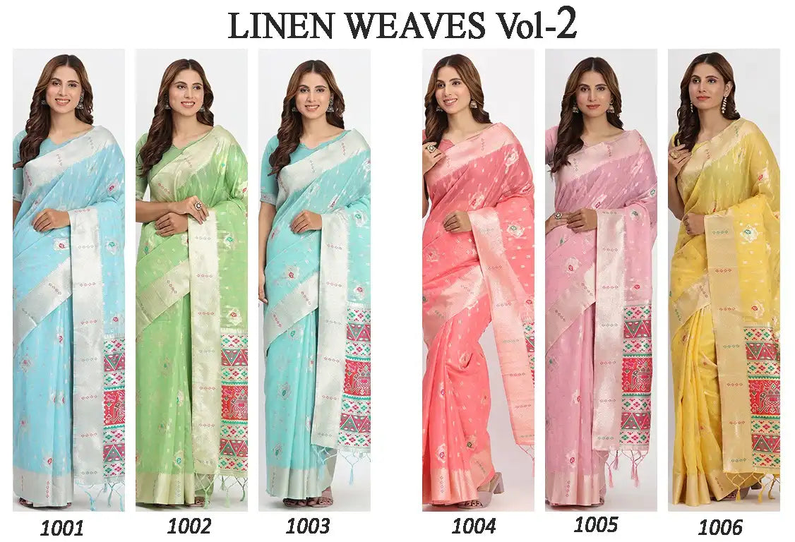 ASTITA Sarees Crafted From Linen Cotton Combine Traditional Elegance With Modern Comfort