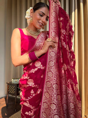 KASTURI TRENDZ Elegant Floral Embroidered Silk Saree Collection