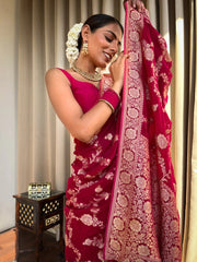 KASTURI TRENDZ Elegant Floral Embroidered Silk Saree Collection