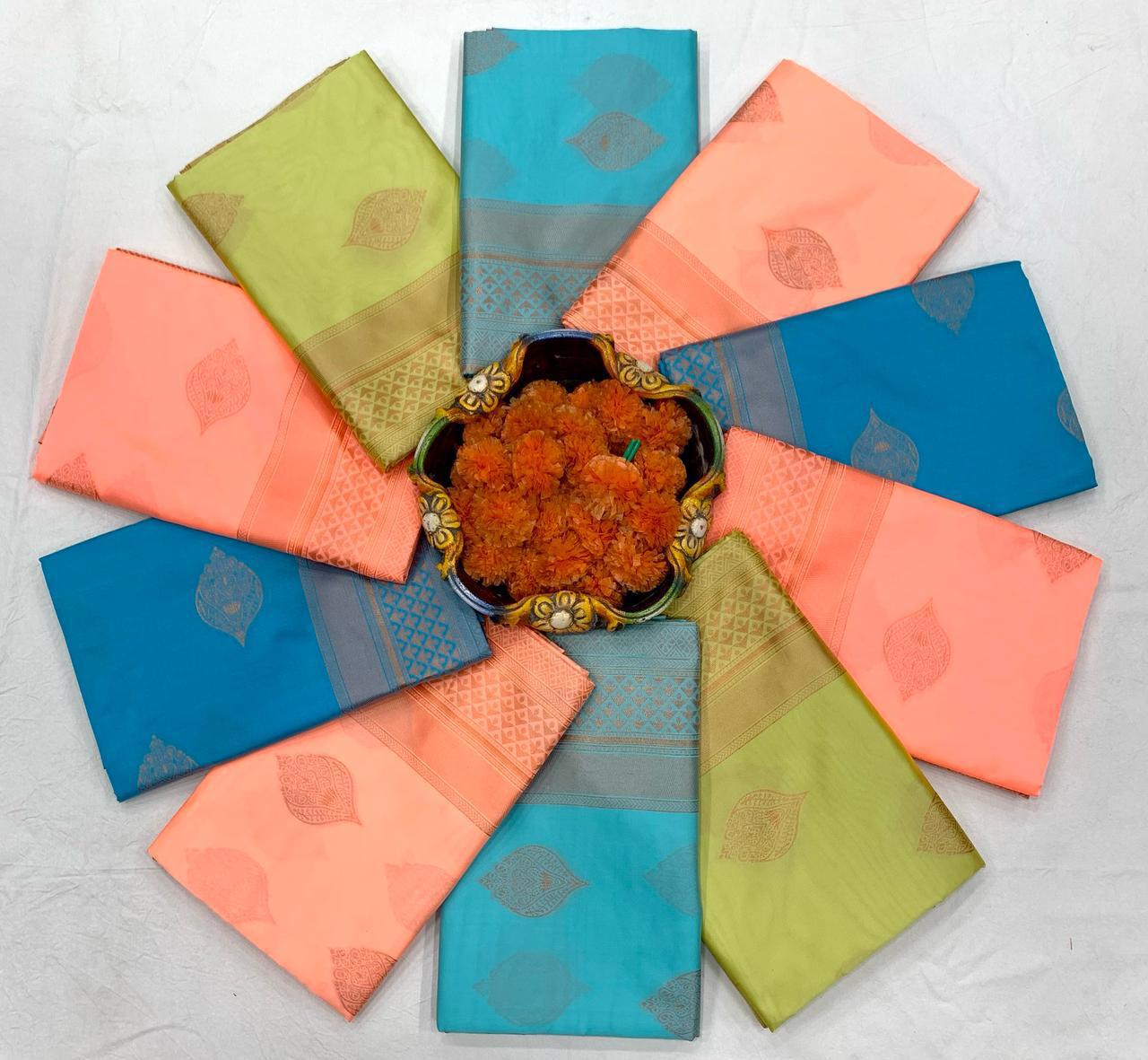 Kp Creation Sarees Are Crafted From Soft Lichi Silk Sarees And Offering The Rich Jacquard Work  on Pallu
