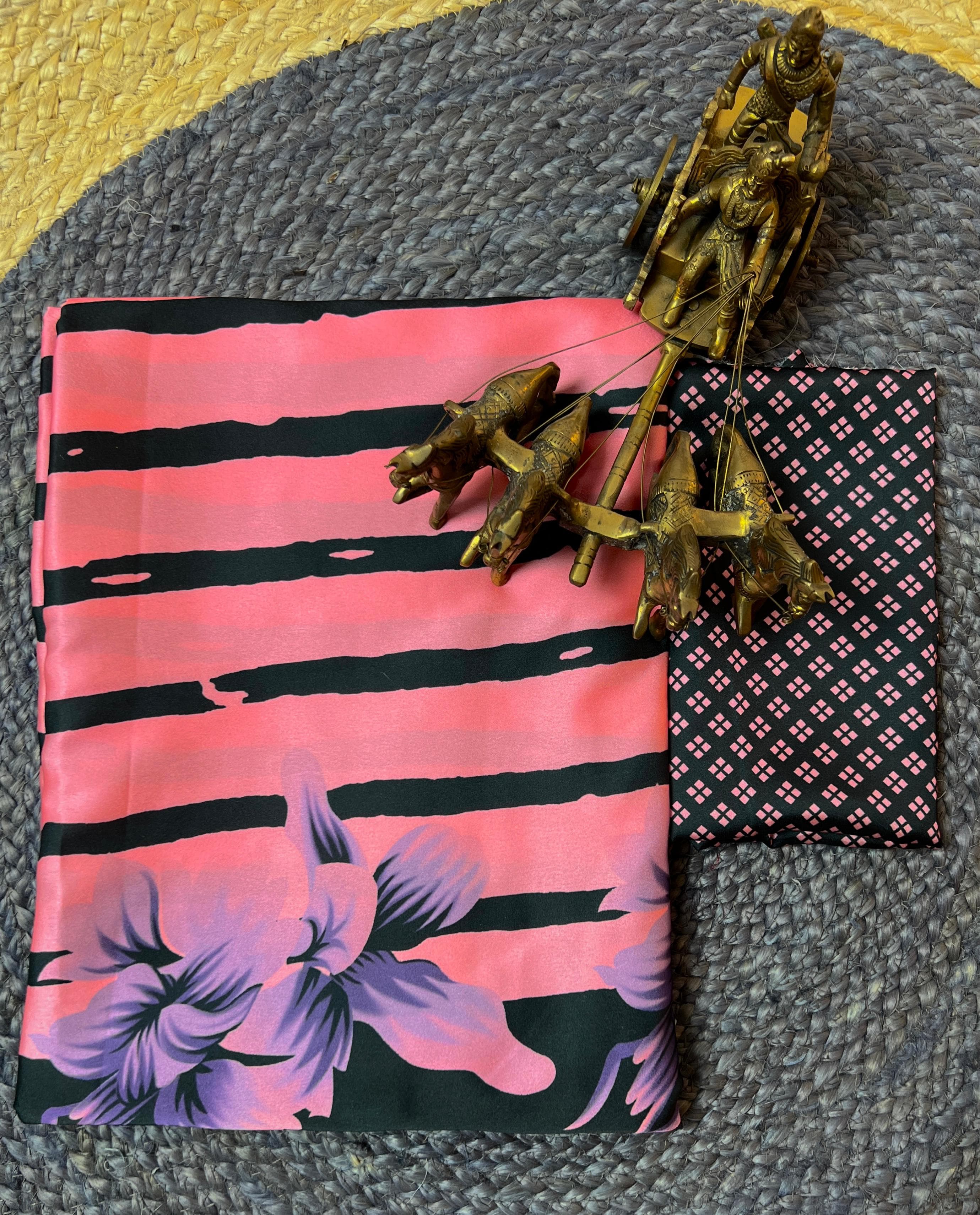 Sudha Sarees Are Highly Crafted By Original Japan Satin with Smooth Texture