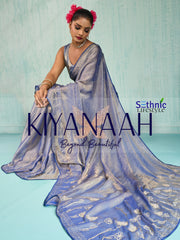 Sethnic Dual Tone Chiffon Sarees with Vibrant Color