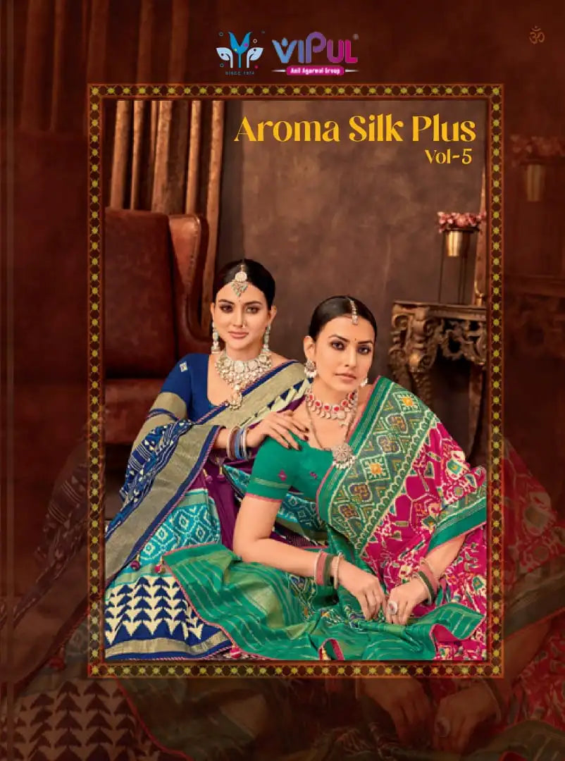 Vipul Sarees Crafted From Soft Silk Offer A Refined Blend Of Comfort And Elegance