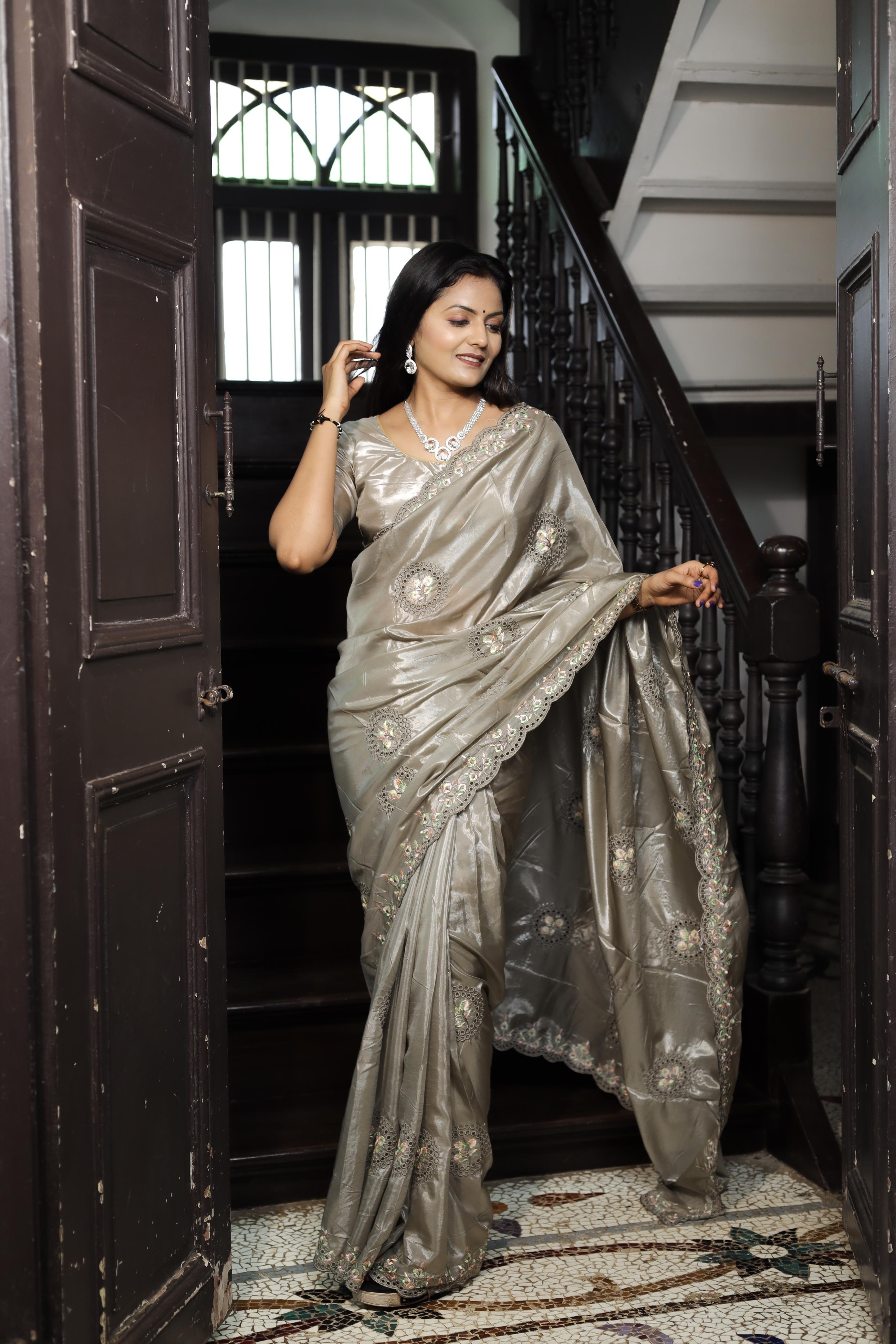 NEW DESIGNER PURE SOFT SILK SAREE - sareeswholesalers