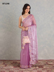 New Festivel Wear Pure Soft Jimmy  Choo Silk Saree