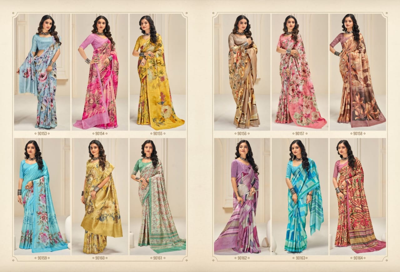 Vipul Saree: Vibrant Floral & Designer Printed Saree Collection