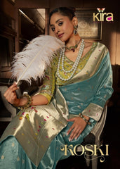 Koski Sarees Present A Luxurious Pure Tissue Paithani Saree
