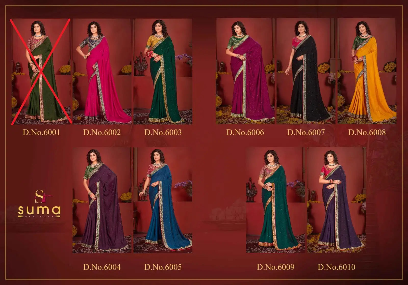 Suma Designer Sarees Crafted With Exquisite Vichitra Fabric Offer A Unique Blend Of Elegance