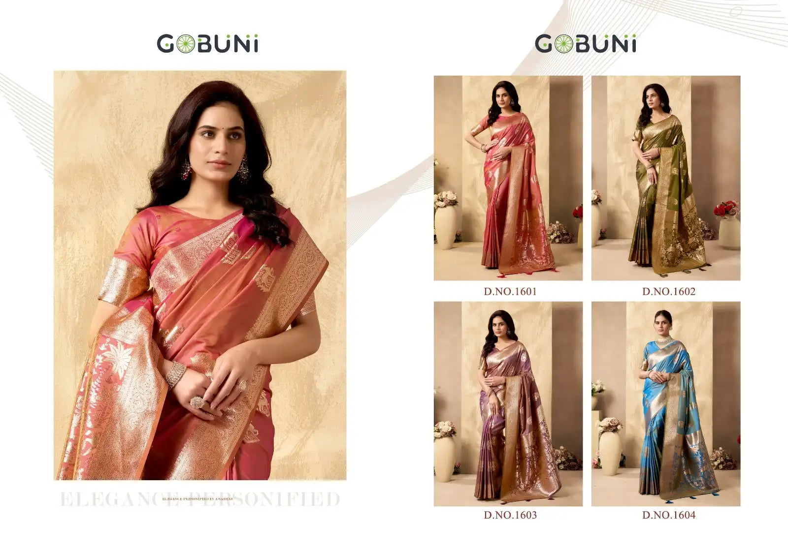GOBUNI Sarees Showcase Exquisite Craftsmanship With Their Rich Pallu Silk Design Enhanced